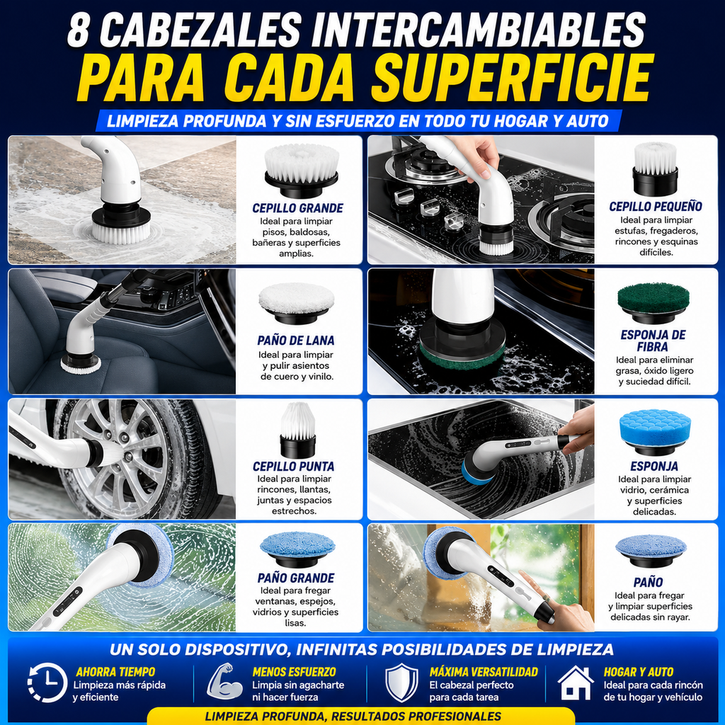 CEPILLO DE LIMPIEZA 9 EN 1